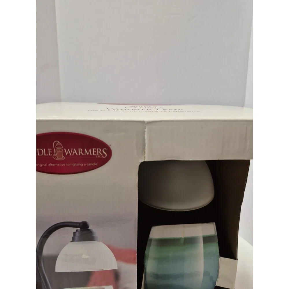 New In Box Aurora Candle Warmer Lamp Black
